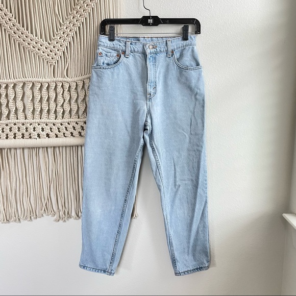 Levi's Denim - Authentic Vintage Levi’s Light Wash Mom Jeans